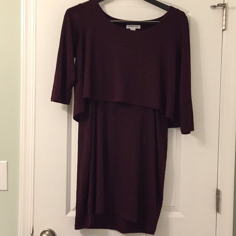 Motherhood Maternity Nursing Sweater Dress